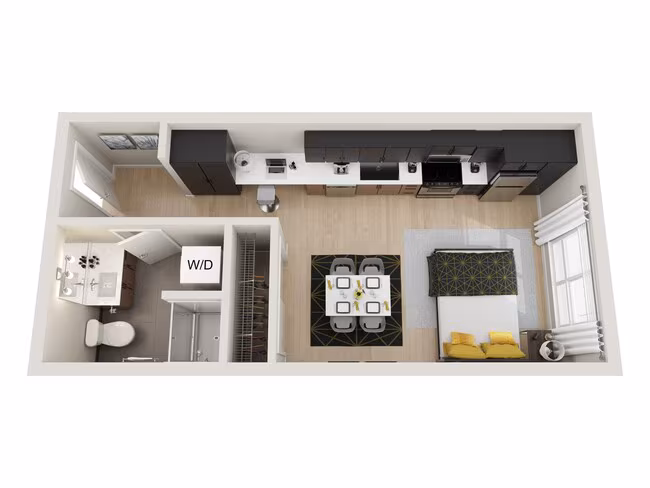 Studio D 512 floor plan